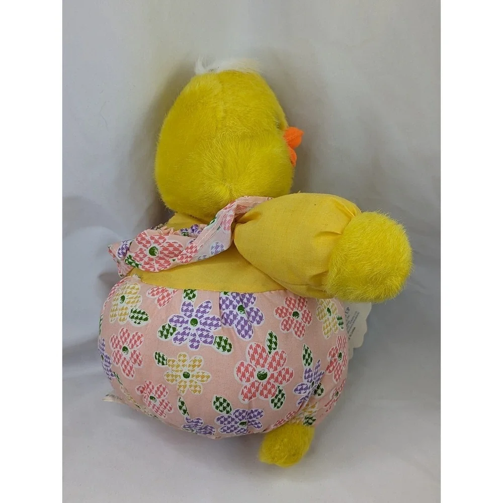 Kellytoy Yellow Puffy Duck Chick Plush 11 Inch Stuffed Animal Toy‎